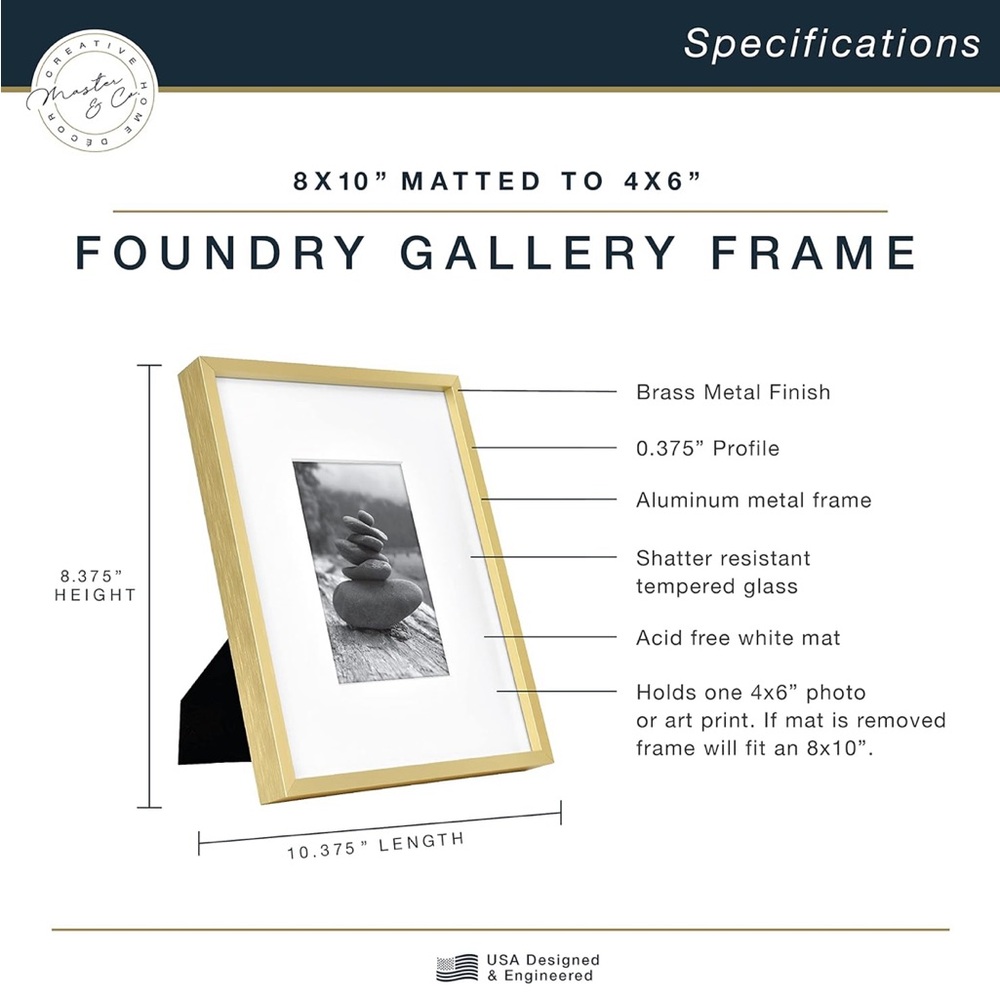 Gold Picture Frame NEW - Picture 2 of 6
